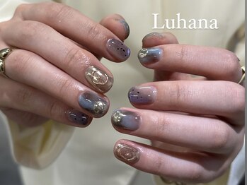 ルハナネイル(Luhana nail by Linoa nail)の写真/[パラジェル専門店]気なるデザインのショートアレンジも◎大人ニュアンス～最旬トレンドまで何でもお任せ♪