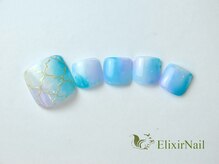 エリクサーネイル 神田(Elixir Nail)/フットやり放題/クーポン使用