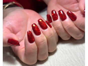 ハートホロネイル