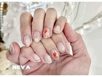 ネバサロン 蒲田(Neva Salon)/ジェル/手書きアート/金魚ネイル