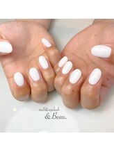 アンドボー(&Beau)/白ワンカラー☆