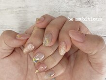 ネイルサロンアンドスクール ビーアンビシャス(be ambitious)/ピンクネイル