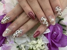 ディーネイル 四条烏丸(D-nail)/【春井】ヒョウ柄☆