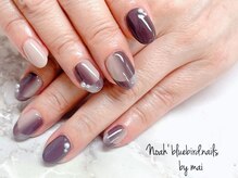 ノアブルーバードネイルズ(Noah' bluebird .nails)/流行りのオンブレフレンチ