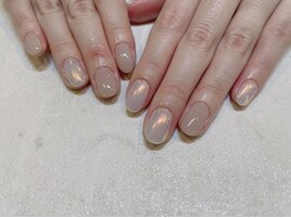 【パラジェル】ミラーネイル