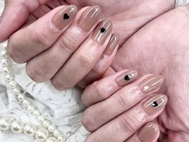 ハートホロネイル