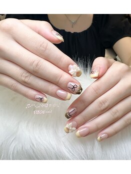 リボン 高田馬場(RIBON)/自爪アートやり放題*付け放題