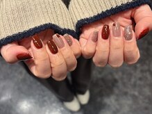 ユニックス サロンアンドスパ UNIX Salon&Spa 浦和美園店/ボルドーネイル