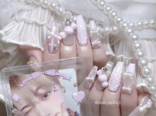リンドネイル バイ モカ アンド ララ(Lind nail by moca and LaLa)/【mio】ガーリーネイル