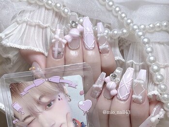 リンドネイル バイ モカ アンド ララ(Lind nail by moca and LaLa)/【mio】ガーリーネイル