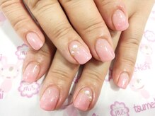 ネイルサロン 爪吉/パールのアートでドレスアップ♪