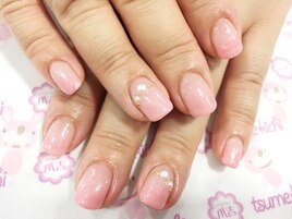 パールのアートでドレスアップ♪