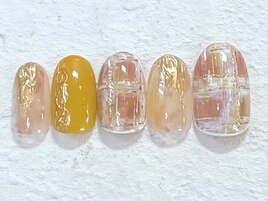 くすみカラー　メタリック