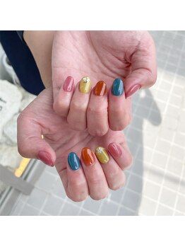 ミントリーフ バイ リート(Mint leaf by Reat)/カラフルネイル