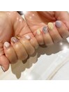 ニュアンスカラーネイル