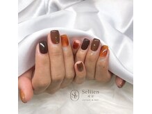 セリーン(seliien)/べっ甲ネイル