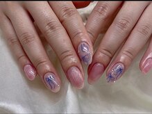 インザピンクリリー(in the pink LILY)/色鉛筆リボンネイル/担当赤木