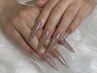 【HAND】付け替えオフ無料  長さ出し10本  ワンカラー¥13000