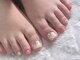 エマネイル(emma nail)の写真/サンダルから覗くフットネイルで気分UP♪お爪の形を整え美しい指先に仕上げます★【フットネイル¥5000～】
