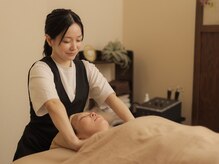 ゆるりらくの雰囲気（お客様に合わせた力加減でリラックスしながらも体が楽になる）