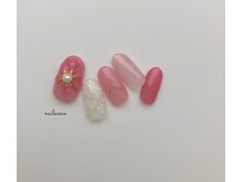 ネイルズ ココ(nails COCO)/ぷっくりフラワーネイル
