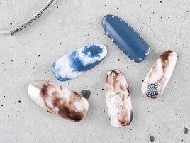 カジュアルタイダイネイル