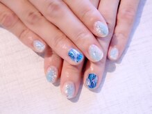 ラルネイル 大宮(Lull. nail)/＊Ｂｌｕｅ＊ニュアンス＊
