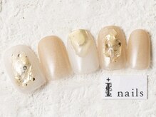 アイネイルズ 新宿店(I nails)/シンプル淡色ニュアンス7480円