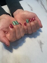 コモレビ(COMOREVI)/キラキラクリスマスネイル