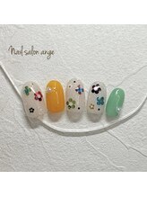 アンジュ(Ange)/フラワーホロネイル