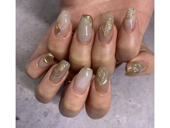 ワイ デゥ シルク(Y de Silk)/ニュアンス×カーキ