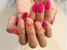アンドネイル ビューティー(AND nail,beauty)/夏ネイル/ニュアンス/藤沢