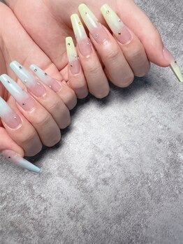 クレアネイル(claire.nail)/夏グラデーションネイル