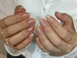 ちゅるんオーロラネイル
