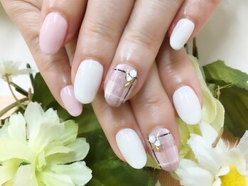 プルミエ ネイル(Premier Nail)/お持込みデザイン☆春チェック
