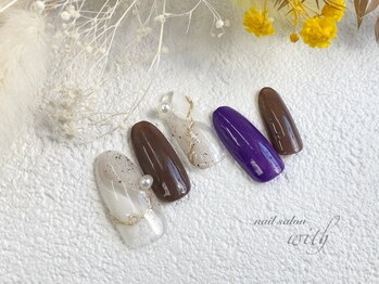 ウィズ 神戸(with)/ミラーネイル　ストーンジェル