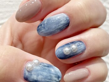 ブラウ ネイル パーティー(Blau Nail Party)/デニムネイル/ジェルネイル