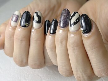 ビオトーププラス 銀座7丁目店(bio tope+)/ブラックネイル　銀座フィルイン