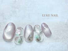 ルークネイル(LUKE NAIL)/マグネットクリアラメネイル　夏