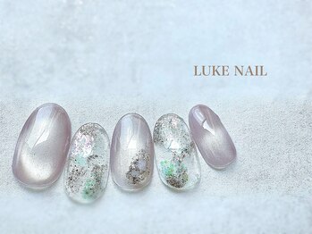 ルークネイル(LUKE NAIL)/マグネットクリアラメネイル　夏