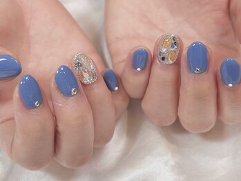 うるうる埋め尽くしネイル