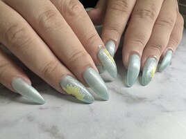 ひまわりアートネイル