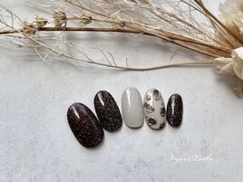 ミラー　ラメ　インク