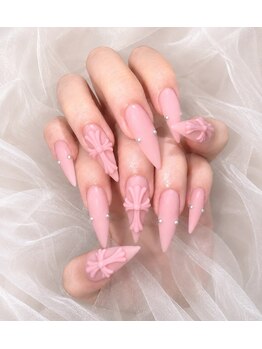 Eclat Nail【エクラネイル】長堀橋駅前店 フィルイン/長さだし/ワンホン/韓国ネイル/ピンククロム