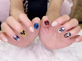 戦隊キャラクターネイル♪