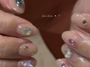タロ(talo)/大阪/中津》キラキラネイル