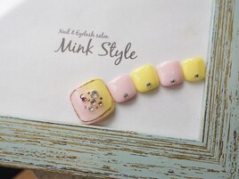 パステル縦グラフット