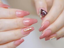 幻之花ネイル/maogel バレンタイン　ハート