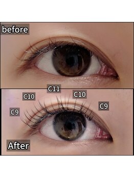 まつげちゃん☆ねいるちゃん/フラットラッシュ80本