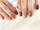 煌めくシンプルネイル♪
